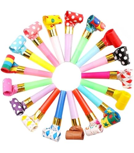 笛吹きページ★Stage5-9 Amazon.co.jp: YFFSFDC 吹き戻し笛 20個セット カラフル 応援